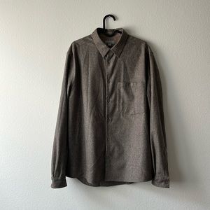 COS Brown Button Down Shirt - Size M